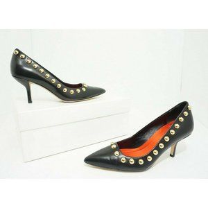 DVF Diane Von Furstenberg Meine 2 Women’s Pumps Black Leather Size 5 M $298